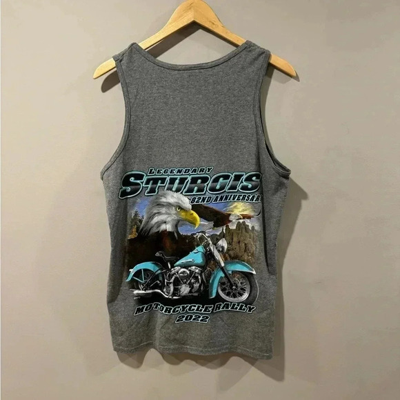 Sturgis Motorcycle Rally 2022  Biker Tank Top - Picture 2 of 7